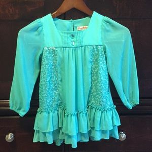 Girls’ Gorgeous green blouse